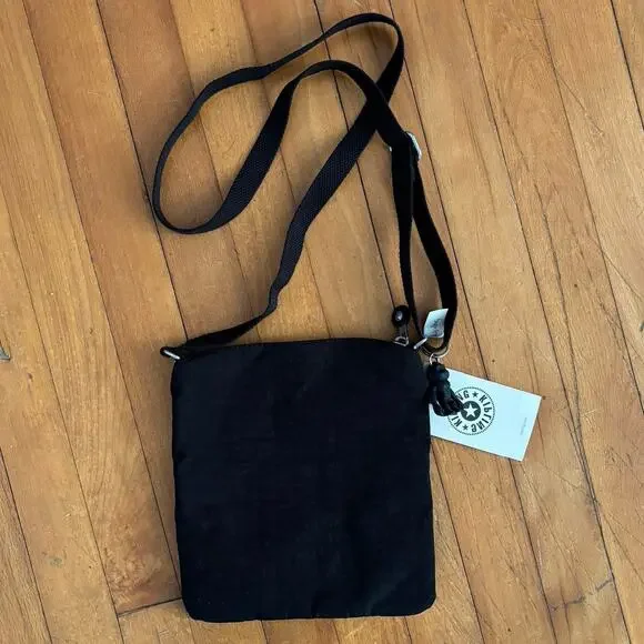 NEW Kipling Keiko Mini Crossbody Bag Purse Black Noir - Picture 2 of 4